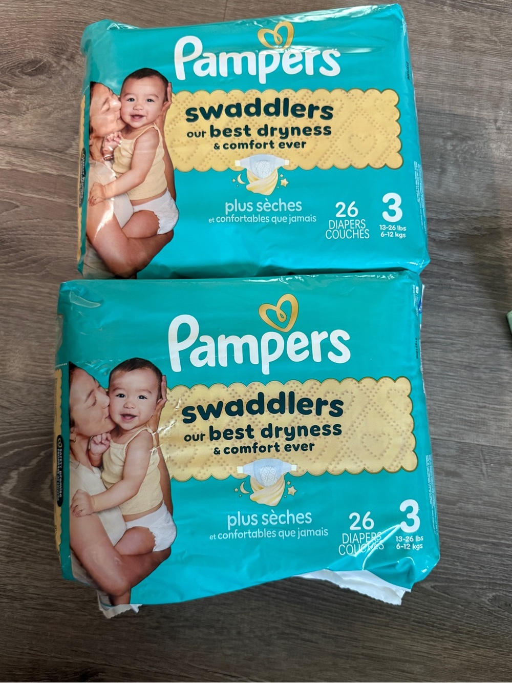 Swaddlers Size 3 Diapers - Pampers